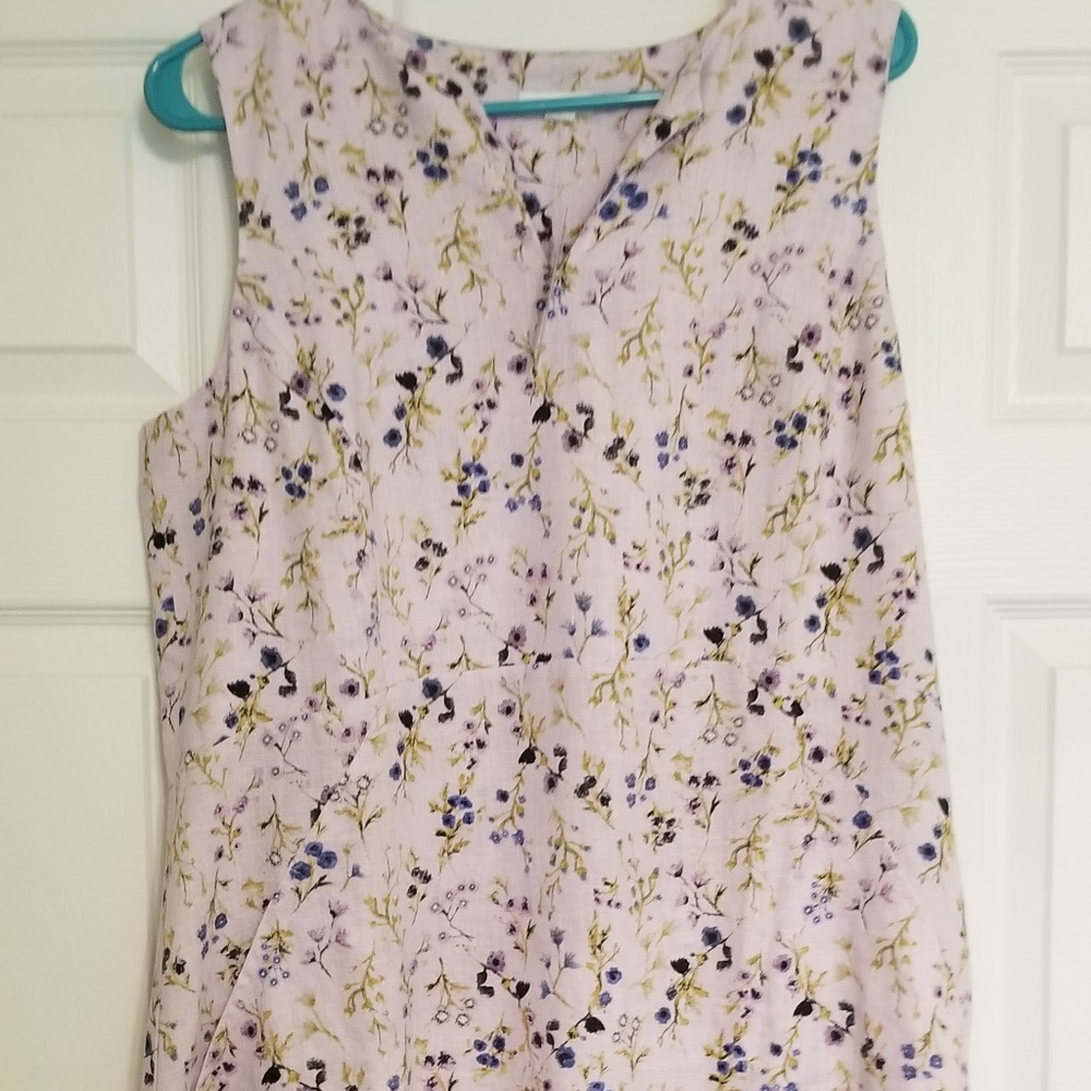 Sleeveless Linen Dress